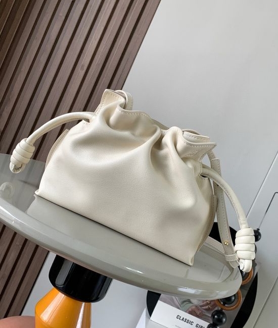 Loewe Flamenco Knot Nappa Leather Clutch 9036