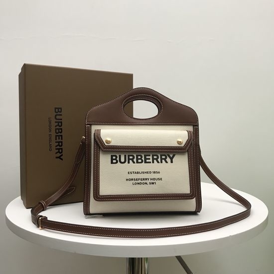 Burberry Horseferry Canvas Tote Bag 80324371