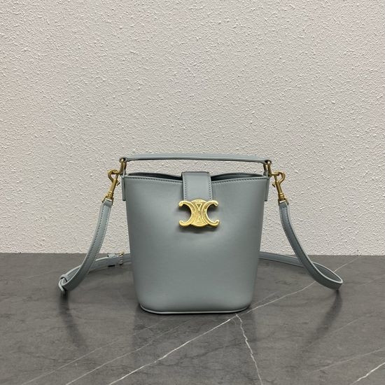 Celine Louise Mini Bucket Bag Ice Blue 100473