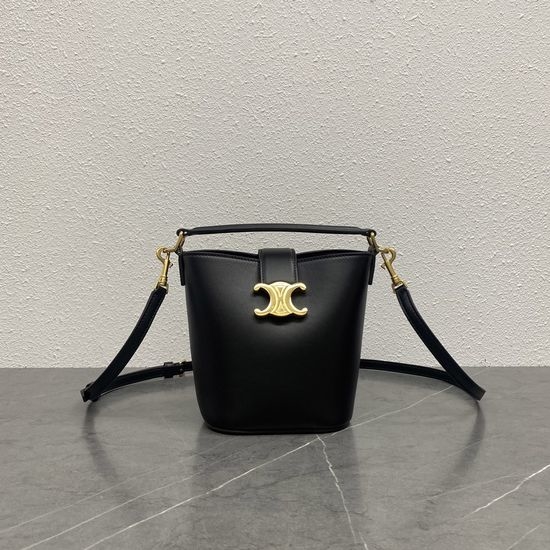 Celine Louise Mini Bucket Bag Black 100473