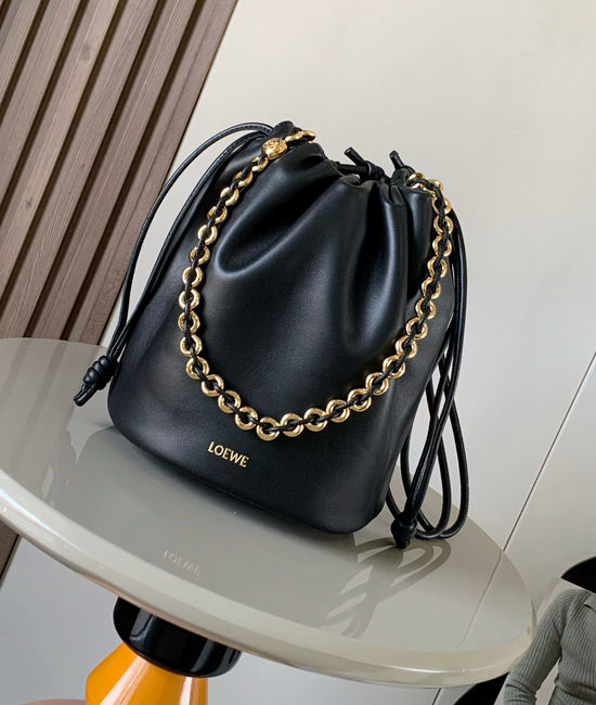 Loewe Flamenco Purse Bucket Elegant Handbag 9062