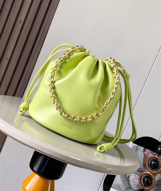 Loewe Flamenco Purse Bucket Leather Bag 9062