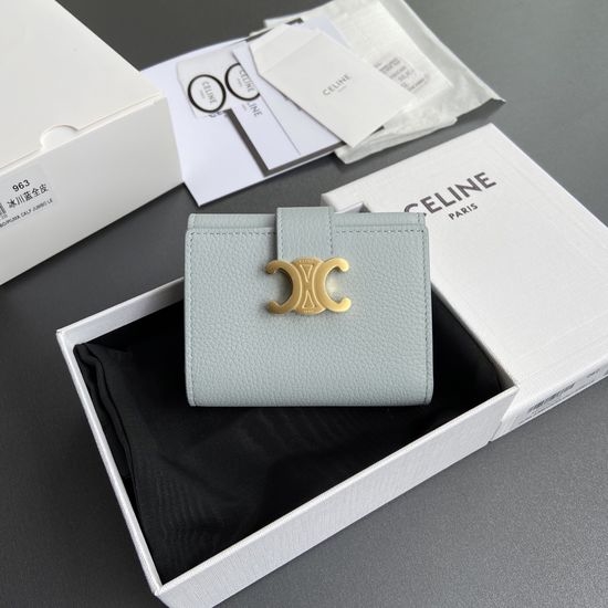 Celine VICTOIRE Glacier Blue Wallet 10M963GHH.38NO962