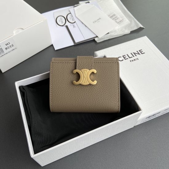Celine VICTOIRE Pebbled Leather Wallet 10M963GHH.38NO962