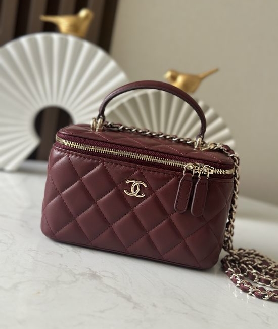 Chanel Chain Cosmetic Bag with Handle 66021