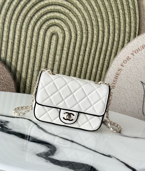 Chanel Classic Flap Enamel Buckle Small Bag 3335