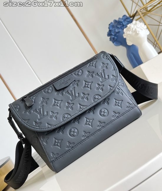 Louis Vuitton LV Pulse Messenger Monogram Leather Bag M14874