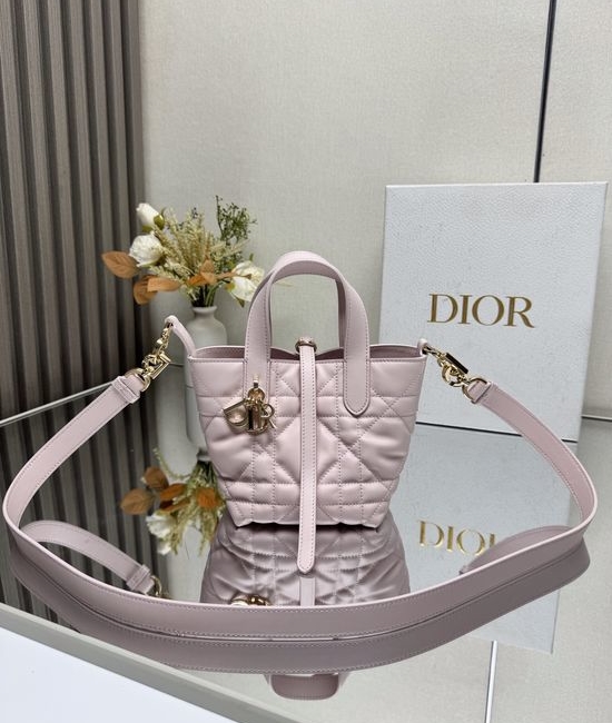 Christian Dior CD Toujours Pink Leather Mini Bag 2834