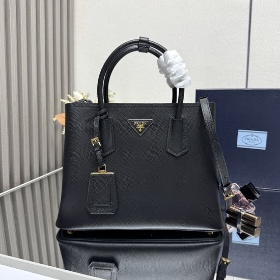 Prada Classic Shopping Tote Cross Grain Leather 1BG775
