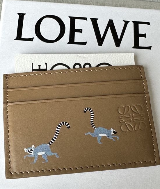 Loewe Long Strap Leather Card Holder 9780