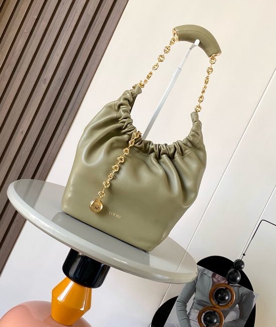 Loewe Squeeze Nappa Leather Handbag 9042