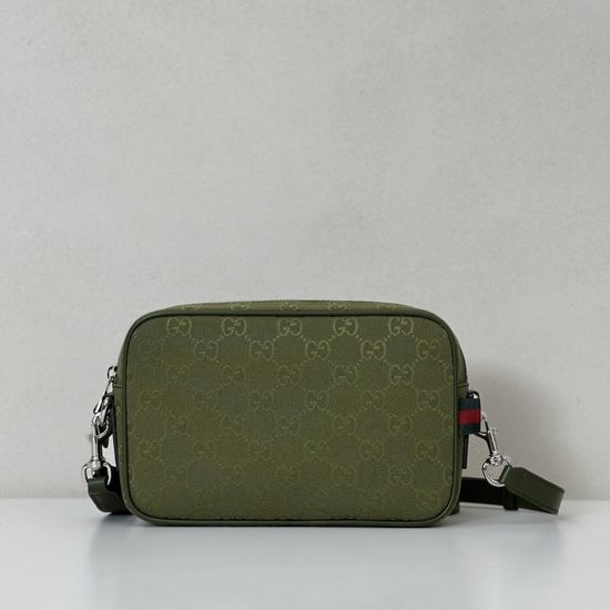 Gucci Green Fabric Handbag 834802