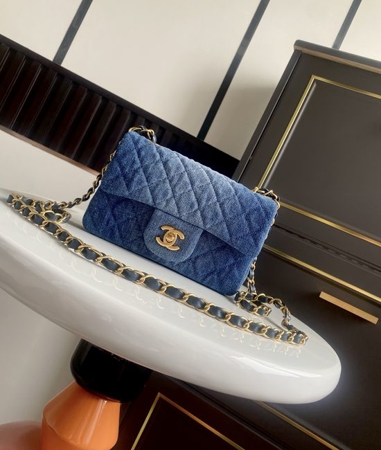Chanel Handbag Denim Washed Series 1116