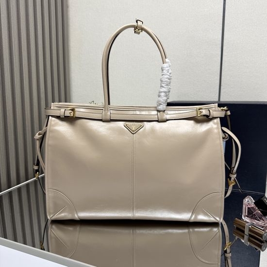 Prada LusSolf Leather Large Crossbody Bag 1BA439
