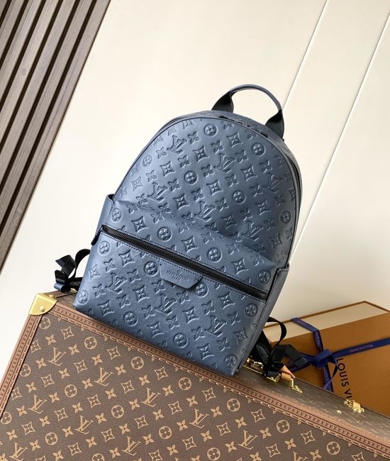 Louis Vuitton LV Discovery Small Backpack Monogram Shadow Leather M14884