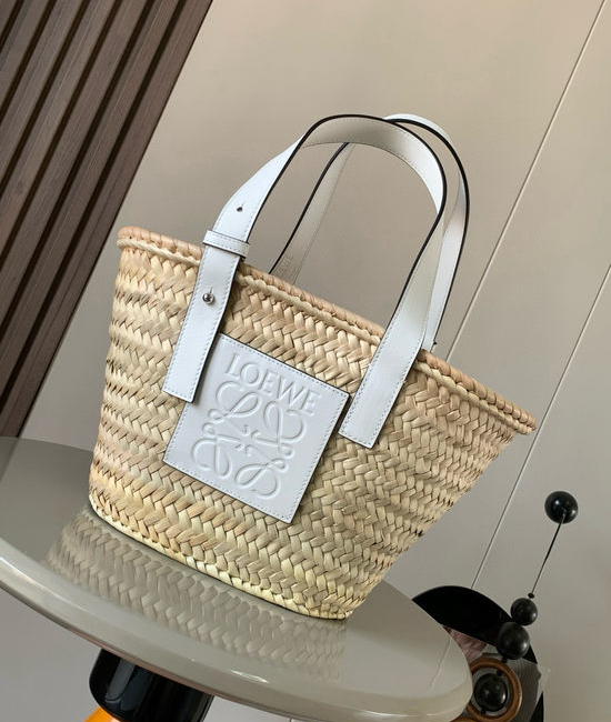 Loewe Basket Woven Leather Handbag 8004