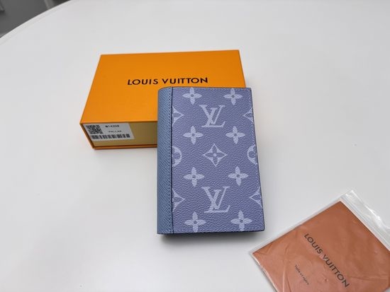 Louis Vuitton LV Monogram Macassar Passport Cover M14358