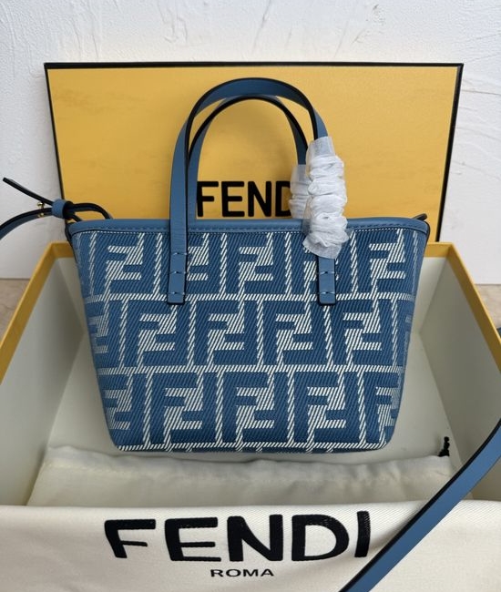 Fendi Roll Mini Basket Bag Detachable Strap 8100