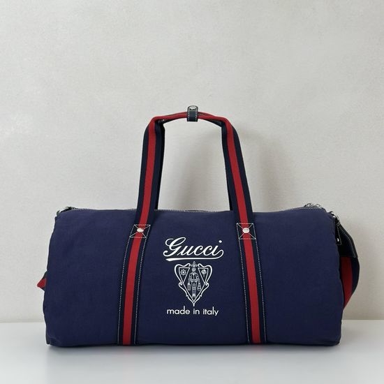 Gucci Blue Canvas Tote 816866