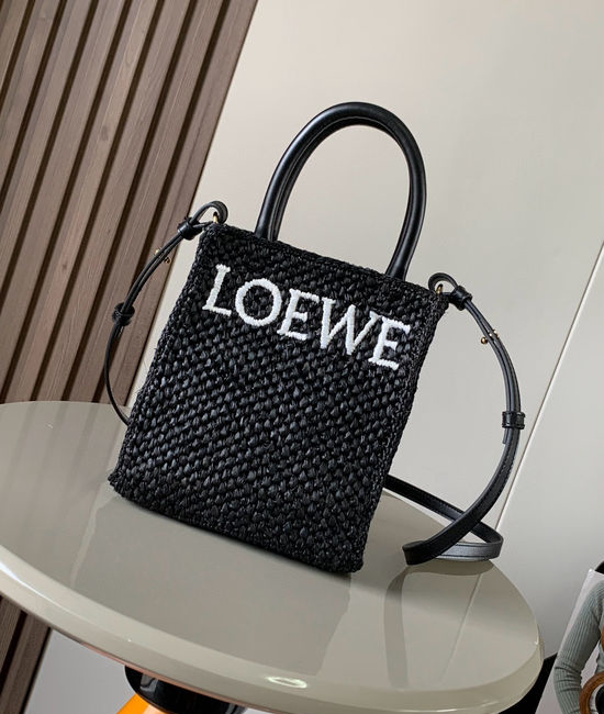 Loewe Standard A5 Tote Raffia Handbag 8016