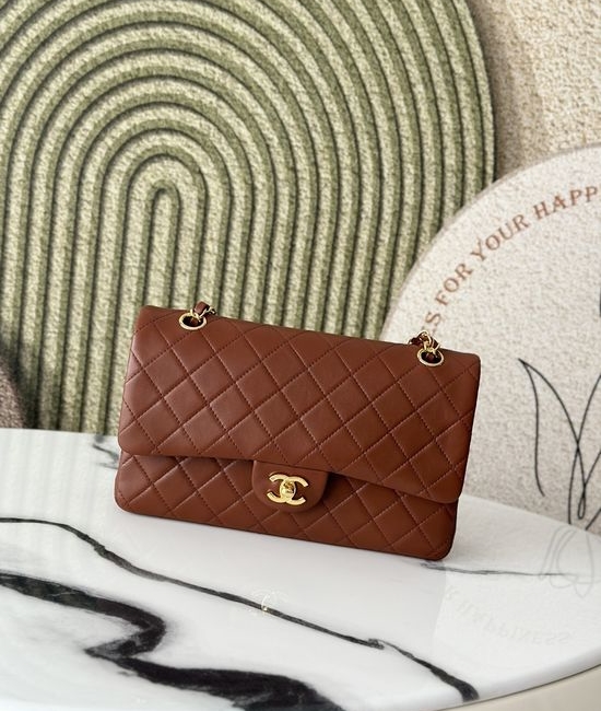 Chanel Vintage Classic Flap Quilted Lambskin Bag 11713