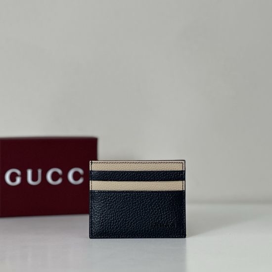 Gucci Navy Oatmeal Coin Pouch 817043