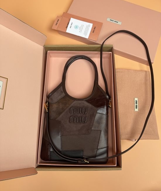 Miu Miu IVY Leather Tote Handbag 5BG281