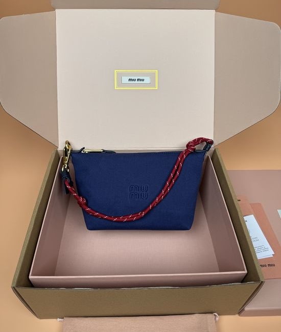 Miu Miu Nappa Gabardine Pouch 5NE841
