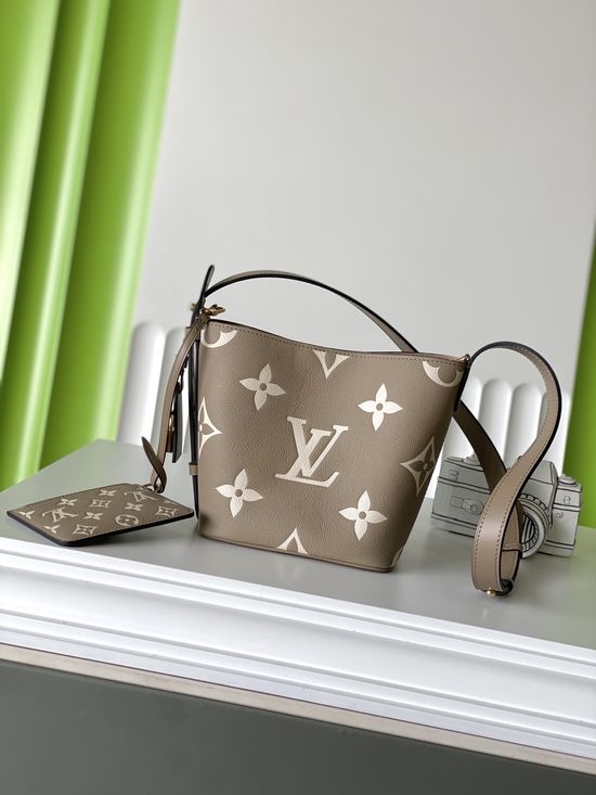 Louis Vuitton ALL IN BB Leather Bucket Bag M13045