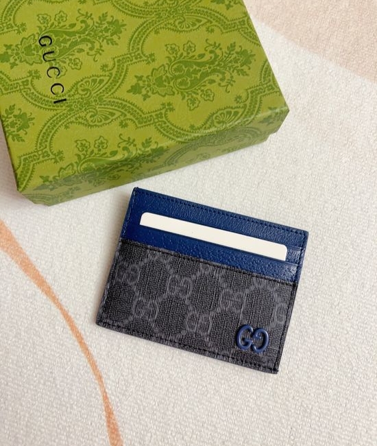 Gucci GG Supreme Canvas Card Holder 795230