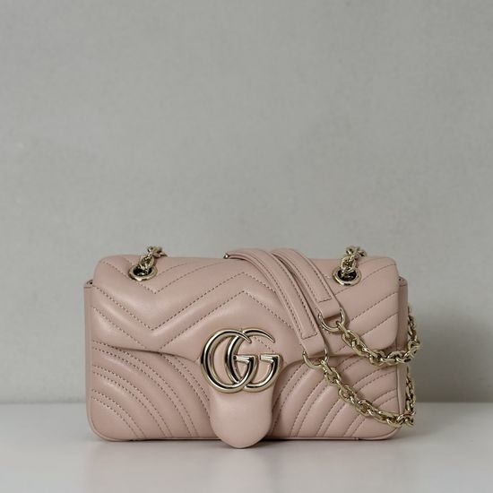 Gucci Classic Shoulder Bag Soft Pink 837280