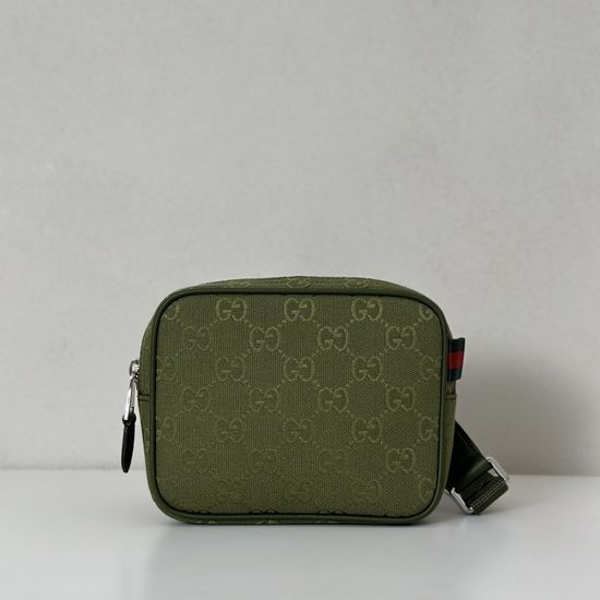 Gucci Canvas Green Handbag 834268