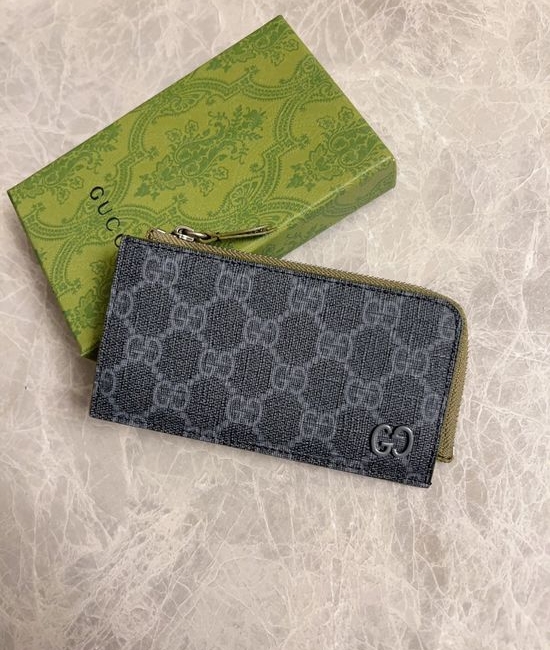 Gucci GG Supreme Canvas Card Holder 795233