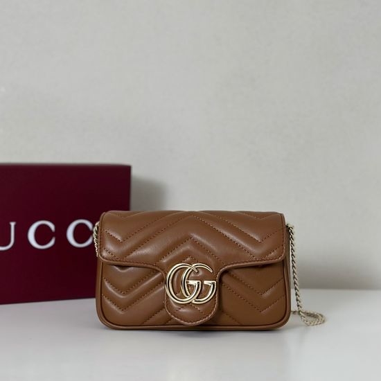 Gucci Original Leather New Brown Handbag 476433