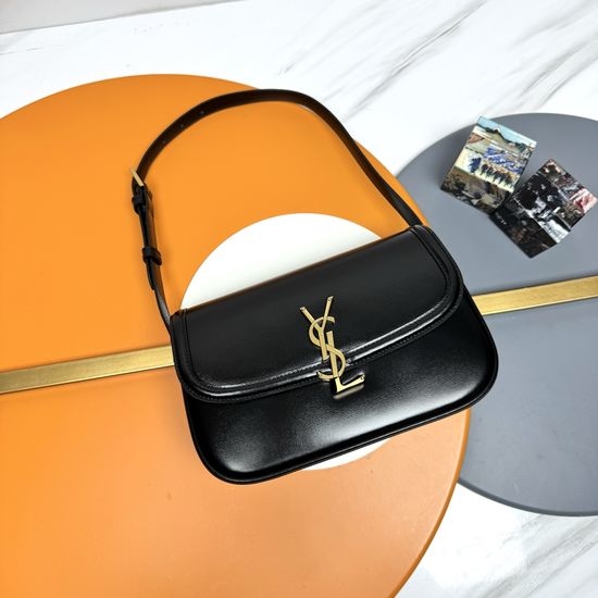 Yves Saint Laurent YSL Solferino Box Leather Shoulder Bag 832330