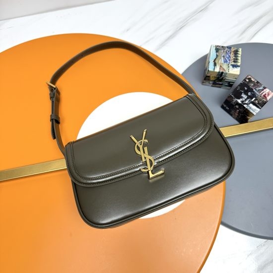 Yves Saint Laurent YSL Solferino Box Leather Shoulder Bag 832330