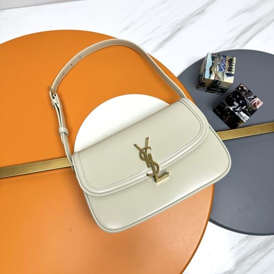 Yves Saint Laurent YSL Solferino Box Leather Shoulder Bag 832330