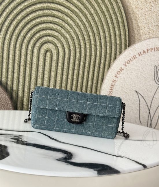 Chanel Vintage Denim Shoulder Bag 3314