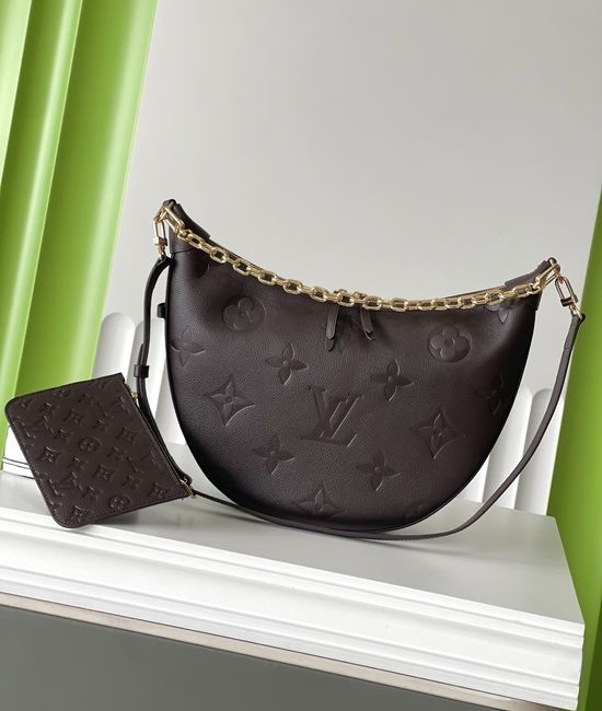 Louis Vuitton LV Loop Hobo Full Leather Handbag High Quality Original Order M14042
