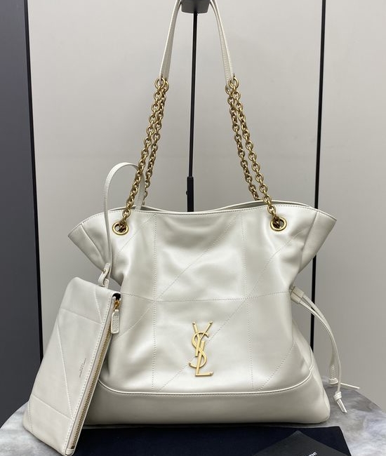 Yves Saint Laurent YSL Jamie Leather Shoulder Tote Bag 809824