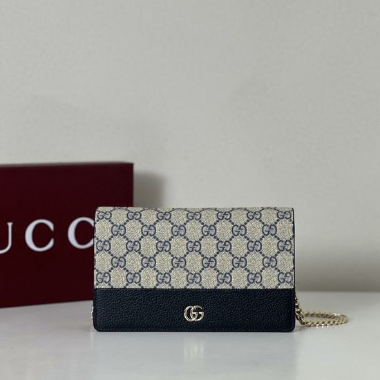 Gucci GG Marmont Coated Canvas Shoulder Bag 497985