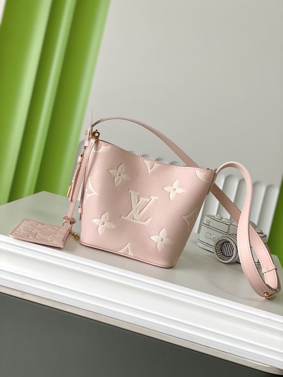 Louis Vuitton ALL IN BB Leather Bucket Bag M14356