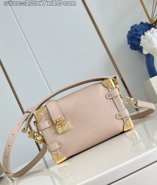 Louis Vuitton LV Side Trunk Small Handbag with S-lock Closure 15992