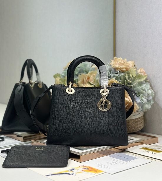 Christian Dior CD Toujours Medium Leather Handbag 1188
