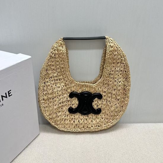 Celine Classic Panier Hobo Woven Handbag 112772
