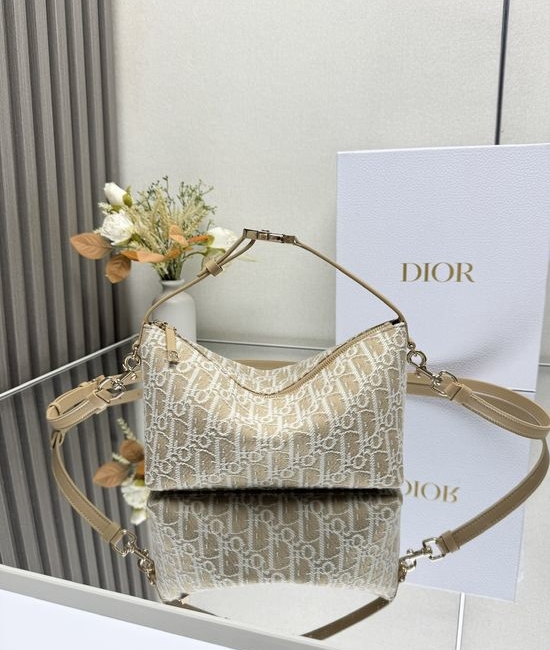 Christian Dior CD Classic Embroidered Lunch Box Bag 5554