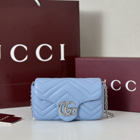 Gucci Light Blue Satchel 841290