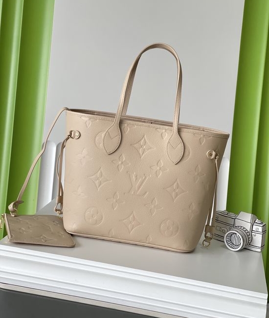 Louis Vuitton LV Neverfull Full Leather Shopping Bag High Quality Original Order M14319
