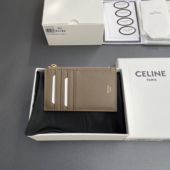 Celine ESSENTIALS Short Zipper Card Holder 10J893BEL