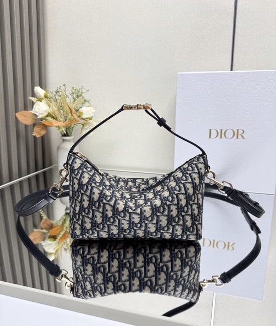 Christian Dior CD Classic Embroidered Lunch Box Bag 5554